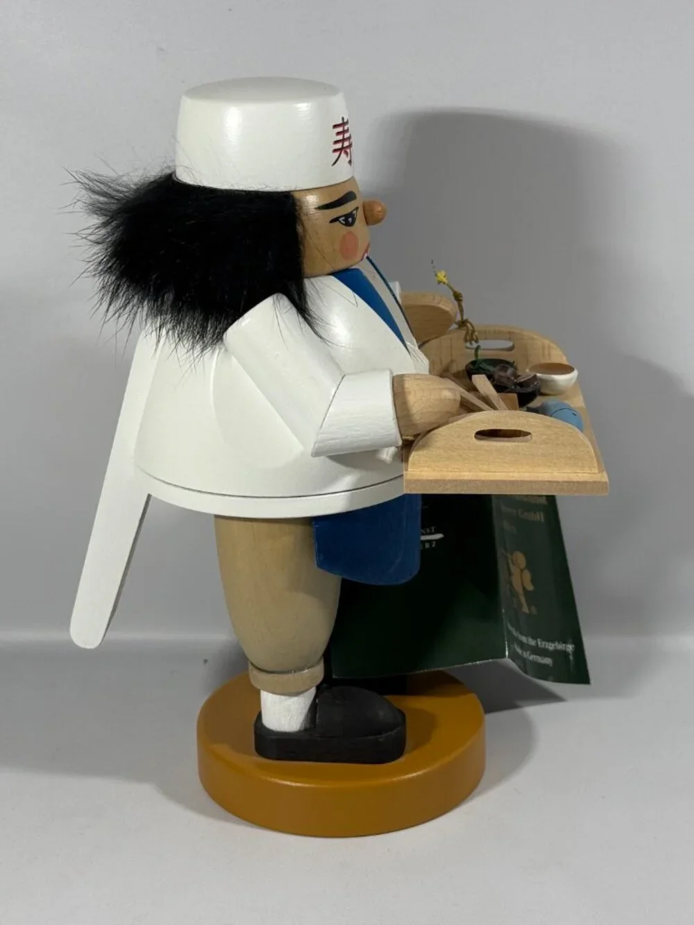 Richard Glasser Erzgebirgische Volkskunst Sushi Chef Nutcracker